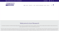 Desktop Screenshot of iconresearch.co.uk